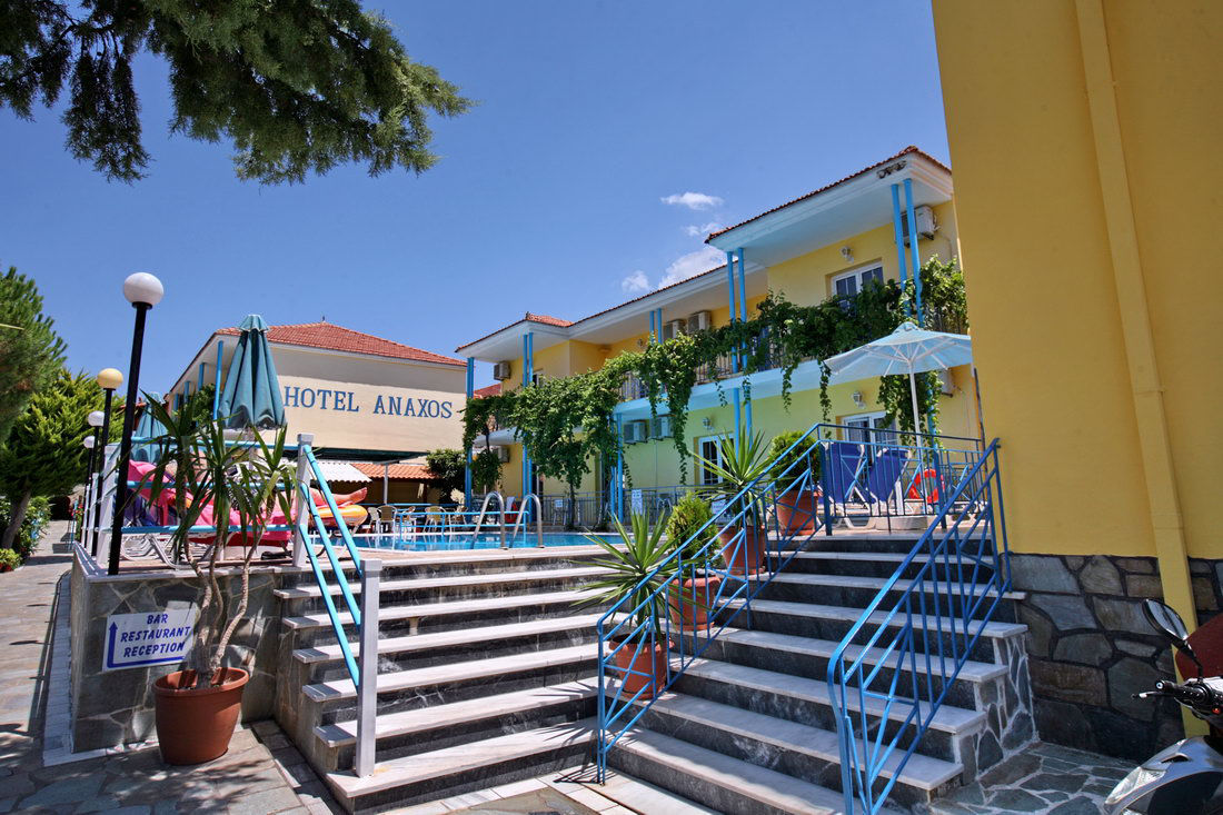 Anaxos Hotel Bagian luar foto